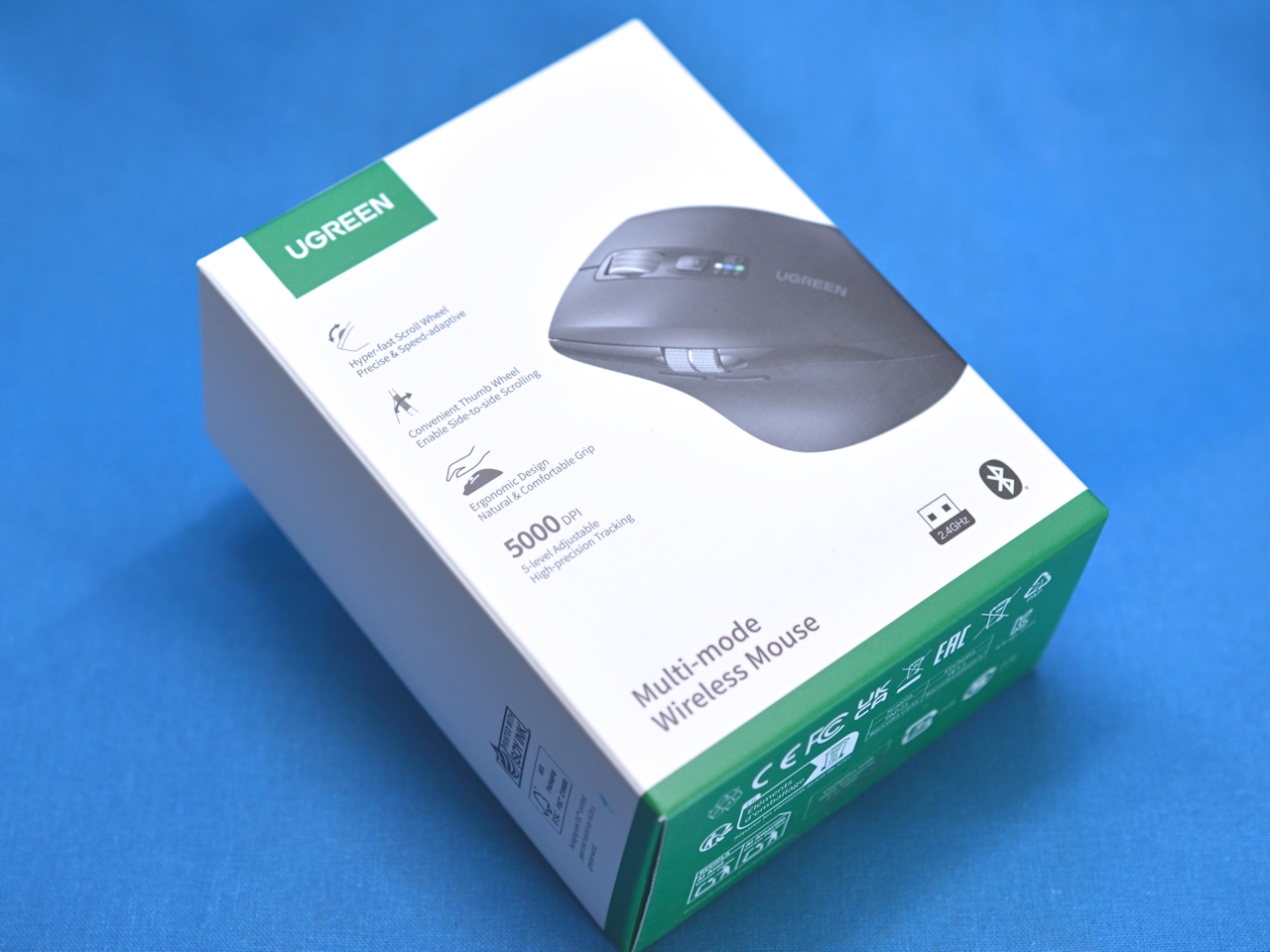 UGREEN サイドスクロール マウス 外箱