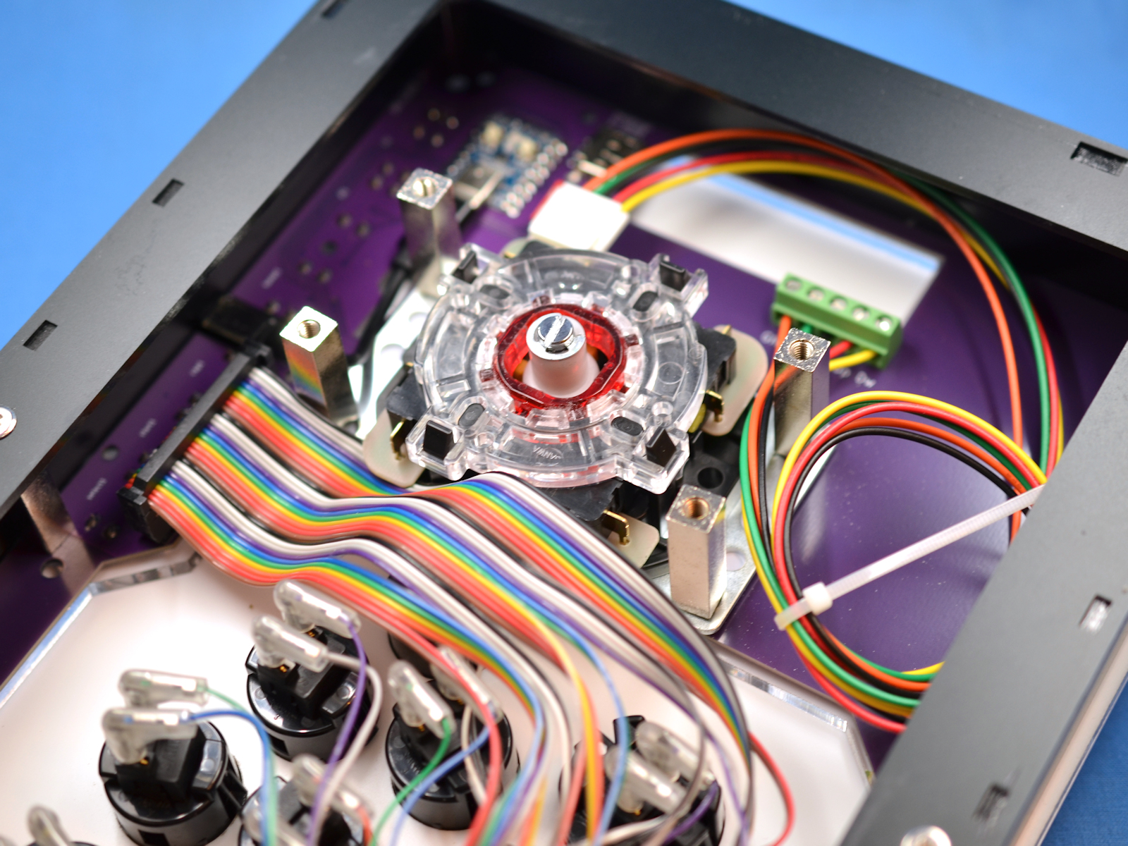 アケコン ジョイスティック 藍井公房 裏側